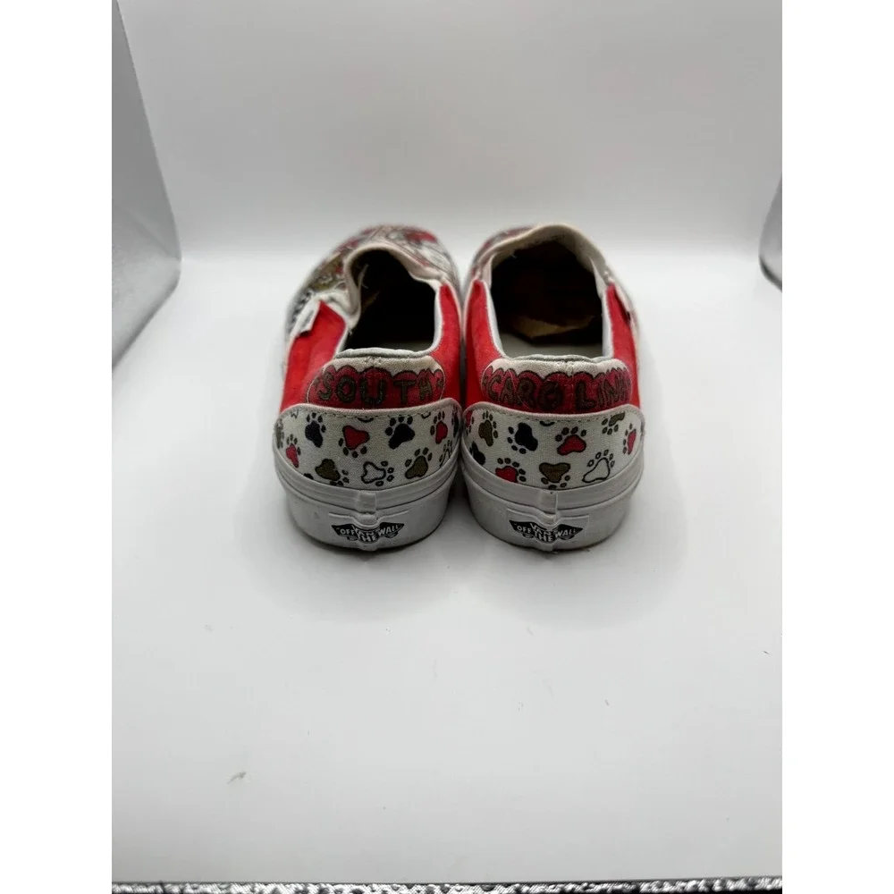 Vans Off The Wall 721356 Mens 7 College of Charleston Multicolor Skate Shoes